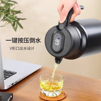 Stainless Steel Vacuum Insulated Tea Pot with Infuser, Large Capacity Thermal Kettle for Brewing and Steeping