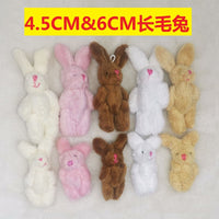 Long-haired Jointed Rabbit Plush Doll for Gifts and Decorations