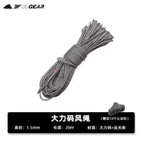 Sanfengchu Outdoor Tent Guy Line Adjusters, High-Strength Reflective Windproof Rope Tensioners