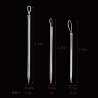 SKC Nylon Yarn Small Knitting Needles for DIY Handcrafts, Colorful Aluminum Crochet Hooks