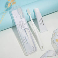 Portable Travel Toothbrush & Toothpaste Set with Case