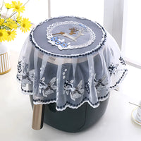 Air Fryer Dust Cover with Lace Trim for Kitchen Appliances