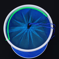 Portable Foldable Fishing Bucket Thickened Canvas Live Fish Container Outdoor Water Fetching Bucket