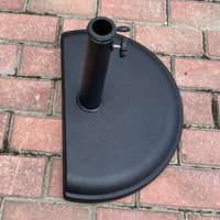10kg Half-Round Concrete Umbrella Base for Outdoor Patio Market Umbrella