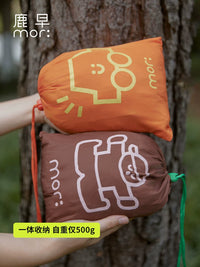 Deer Morning Outdoor Double Hammock with Anti-Roll Design for Camping & Picnics