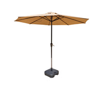 Outdoor Patio Umbrella with Crank Lift, UV Protection & Rainproof, Thickened Garden Market Umbrella for Cafe & Yard