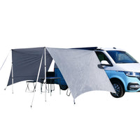 Car Side Awning for RVs and Camping, UV Protection, Trunk Extension Canopy