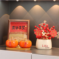 Grain Harvest Blessing Ornament for New Home & Housewarming