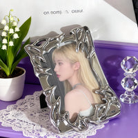 Electroplated Irregular Photo Frame for Instax Photos and Cards