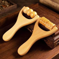 Wooden Roller Ball Massager for Full Body Muscle Relaxation and Meridian Stimulation