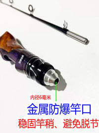 Chameleon Ice Fishing Rod Set with Mini Portable Reel for Winter Fishing