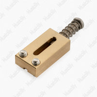 Musiclily Brass Guitar Bridge Saddles for ST Tele Electric Guitars, 10.5mm, 10.8mm, 11.2mm