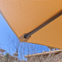 Outdoor Patio Umbrella with Crank Lift, UV Protection & Rainproof, Thickened Garden Market Umbrella for Cafe & Yard