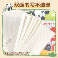 Cute Cartoon Loose-Leaf Spiral Notebook A5/B5 for Students and Office