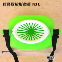 Car-mounted Fishing Basket Outdoor Large Capacity Live Fish Transport Bucket Anti-spill Anti-splash Backpack