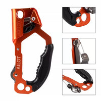 Handheld Ascender with Pulley for Rock Climbing and Aerial Work