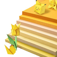 Yellow Cardstock A4 Thickened Kids Kindergarten A2 Large Paper Painting Writing DIY Handmade Color Card Yellow Cardboard
