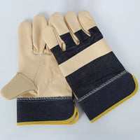Premium Cowhide Welding Gloves Heat Resistant Work Safety Gloves