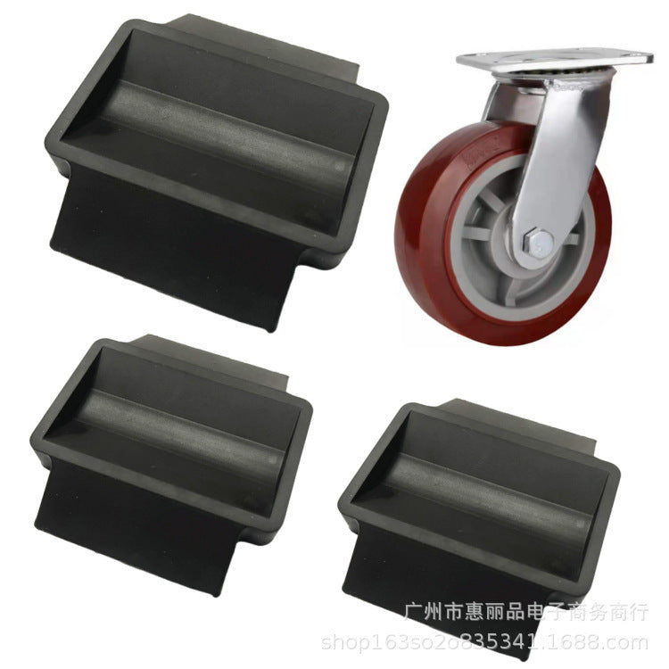 Office Chair Caster Stopper Furniture Wheel Chock Floor Protector