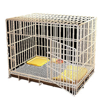 Pet Playpen Dog Crate Indoor Fence with Toilet Area for Small Dogs and Cats