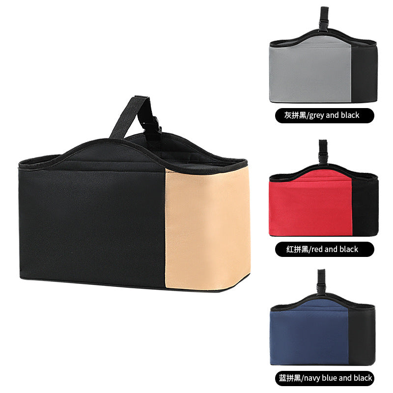 Large Capacity Insulated Picnic Basket Cooler Bag for Outdoor Activities and Shopping