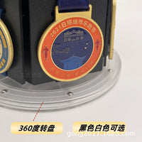 360° Rotating Medal Display Rack for Marathon, Running and Hiking Medals