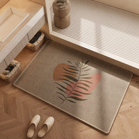 Japanese Style Diatomaceous Earth Bath Mat Absorbent Quick Dry Non-Slip Bathroom Floor Mat