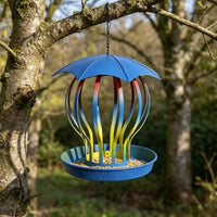 Decorative Wall-Mounted Bird Feeder for Outdoor and Indoor Gardens