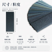 Wet/Dry Sandpaper Set for Polishing Jade, Wood, Car Paint, Pool Cues, Walls, and Headlights