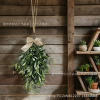 Artificial Olive Garland Wreath for Front Door Wall Decor
