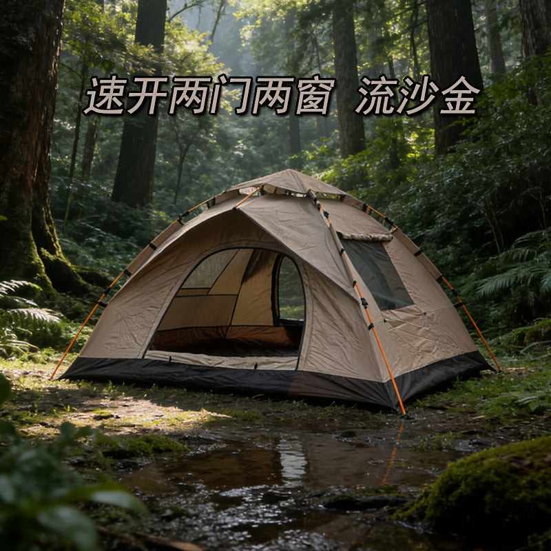 Automatic Pop-Up Camping Tent for 2-4 Person Family Outdoor Activities