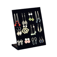 Velvet Earring and Necklace Display Stand for Jewelry Organization