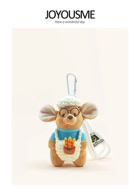 JOYOUSME Plush Bean Doll Keychain for Backpacks and Bags