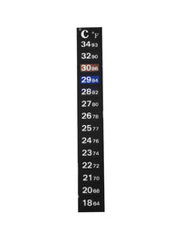 Aquarium Thermometer Sticker Digital LCD Display Water Temperature Gauge High Precision Color Changing Sensor