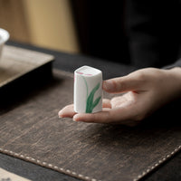 Hand-Painted Ceramic Teapot Lid Holder for Kung Fu Tea Set