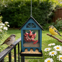 Hanging Metal Bird Feeder for Garden & Patio Decor