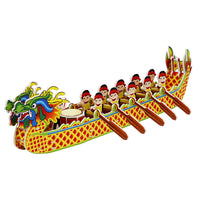 DIY Dragon Boat 3D Puzzle Model for Dragon Boat Festival Craft Activity