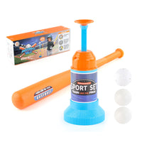 Kids' Baseball Pitching Machine Toy Set for Indoor & Outdoor Play