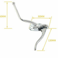 DEX Road Bike Dual Control Brake Levers for Drop Bars, Aluminum Alloy Auxiliary Brakes, 22.2mm Clamp