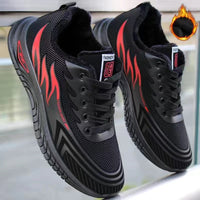 Men's Leatherette Breathable Casual Shoes with Soft Sole and Waterproof Design