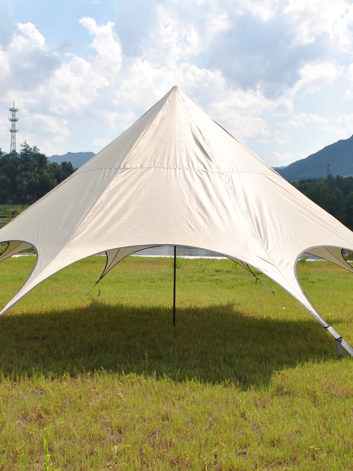 Waterproof UV Protection Octagonal Tarp Shelter for Patio Beach Camping