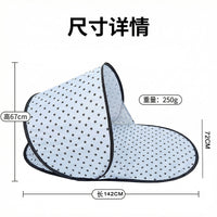 Portable Pop-Up Beach Tent for Single Person, UV Protection Sun Shelter for Camping and Outdoor Leisure