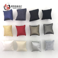 Jewelry Display Pillow for Watches, Bracelets, and Necklaces - Linen, Velvet, or Leatherette