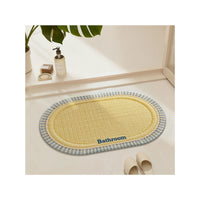 Diatomaceous Earth Bath Mat Quick Dry Absorbent Non-Slip Shower Floor Mat