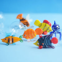 Handmade Glass Ocean Creature Figurines for Aquarium & Landscape Decor