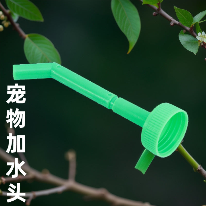Bird Water Feeder Nozzle for Cages, Portable Water Bottle Attachment for Birds, Pet Supplies