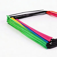 Multi-Shape Butterfly Folding Ladder Agility Ladder Kids Hopscotch Ladder Teen Physical Training Equipment Soft Elastic Ladder