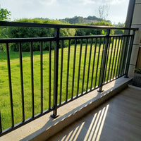 Modular Hot-Dip Galvanized Steel Balcony Railing for Residential Projects