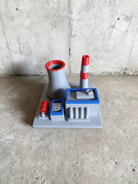 Industrial Style Cooling Tower Power Plant Model Ornament