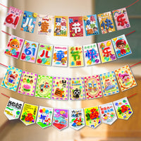 Children's Day Banner Flags for Kindergarten & Primary School Events